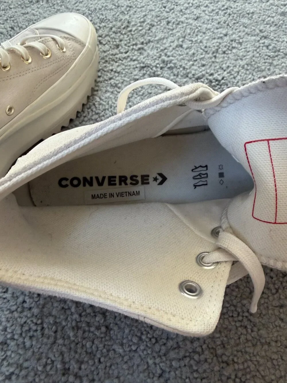 Converse Run Star Hike Platform in Earthy Neutrals - Men's Size 10.5 - Suede EUC - Picture 14 of 15